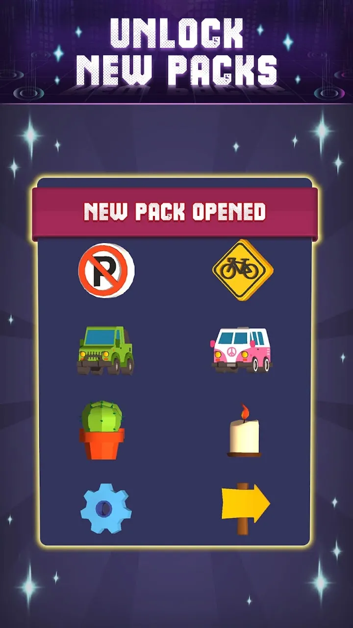 Elementy gry Match Puzzle 3D